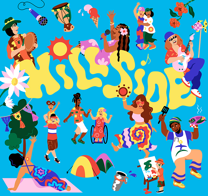 Hillside Festival / Branding Illustration