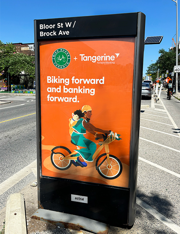 Tangerine Bank / Toronto Bike share
